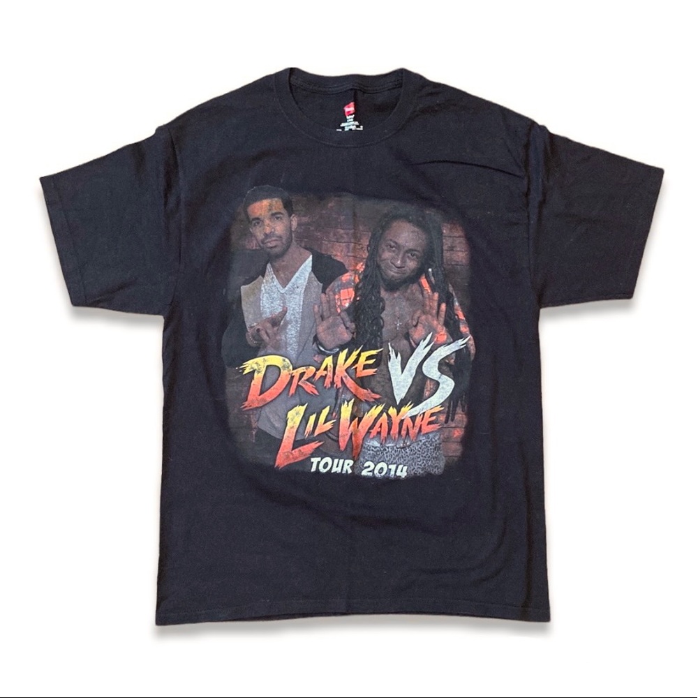 Drake Vs Lil Wayne 2014 Tour Shirt Size Large